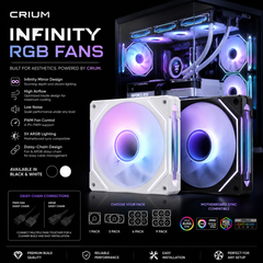 Infinity Mirror RGB Fans (Reverse Blade)